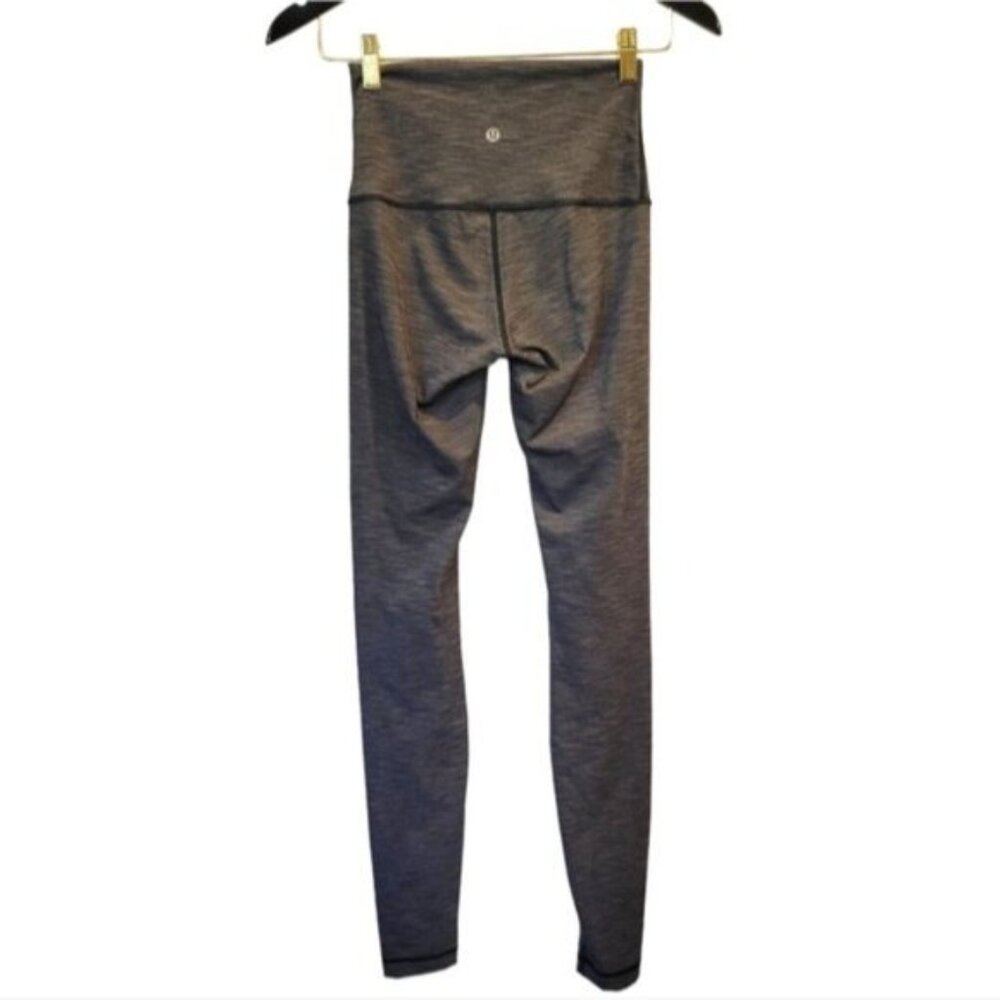 LuluLemon | Space Dye High Waist Legging Charcoal Gray - Picture 2 of 5